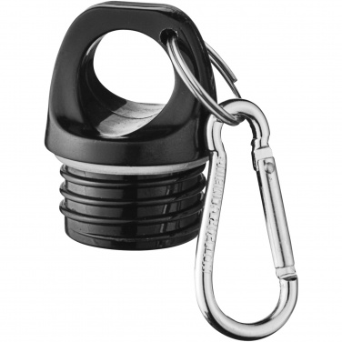 Logo trade promotional giveaways image of: Oregon 770 ml matte water bottle with carabiner