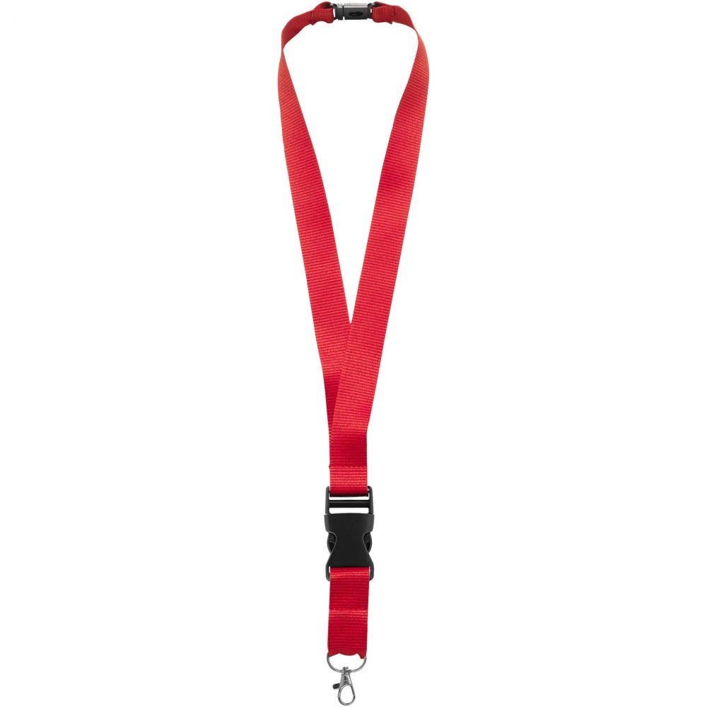 Logotrade promotional product image of: Yogi lanyard detachable buckle break-away closure