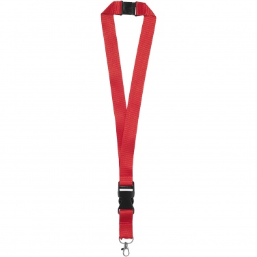 Logo trade promotional product photo of: Yogi lanyard detachable buckle break-away closure