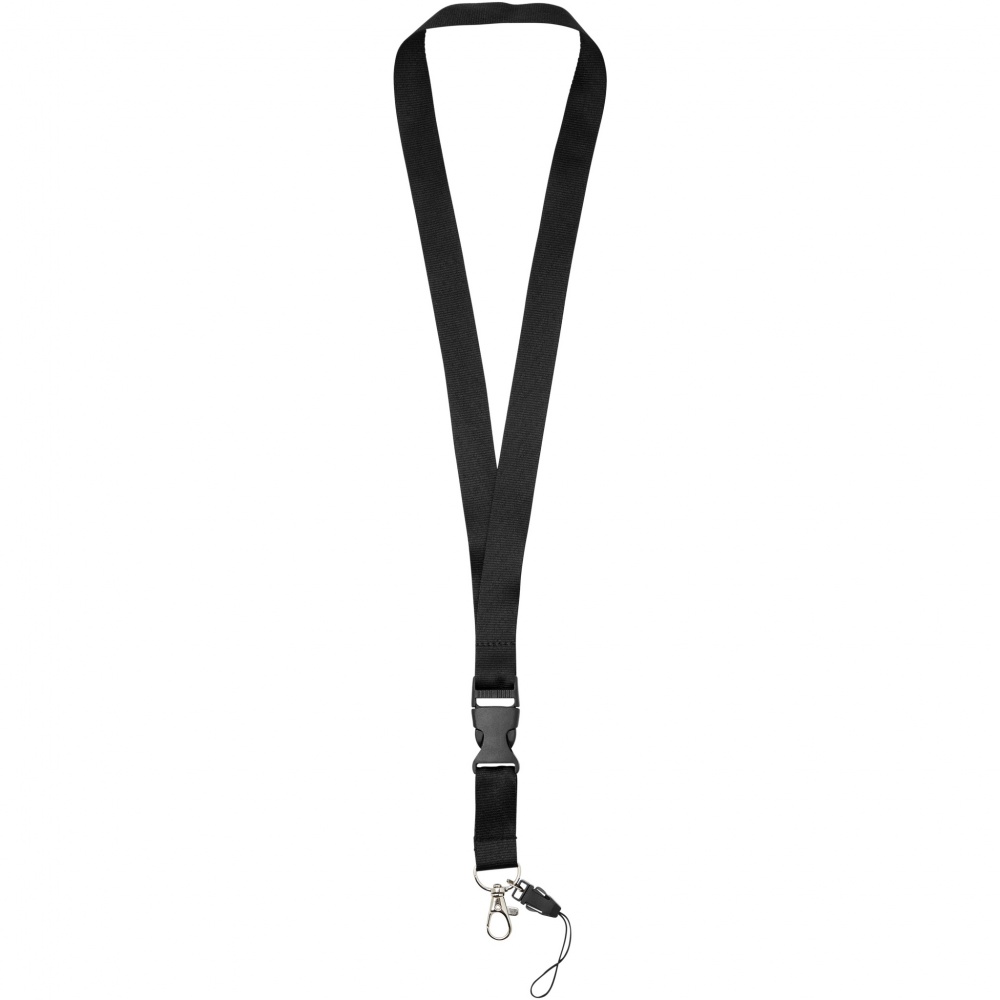 Logo trade promotional item photo of: Sagan phone holder lanyard with detachable buckle
