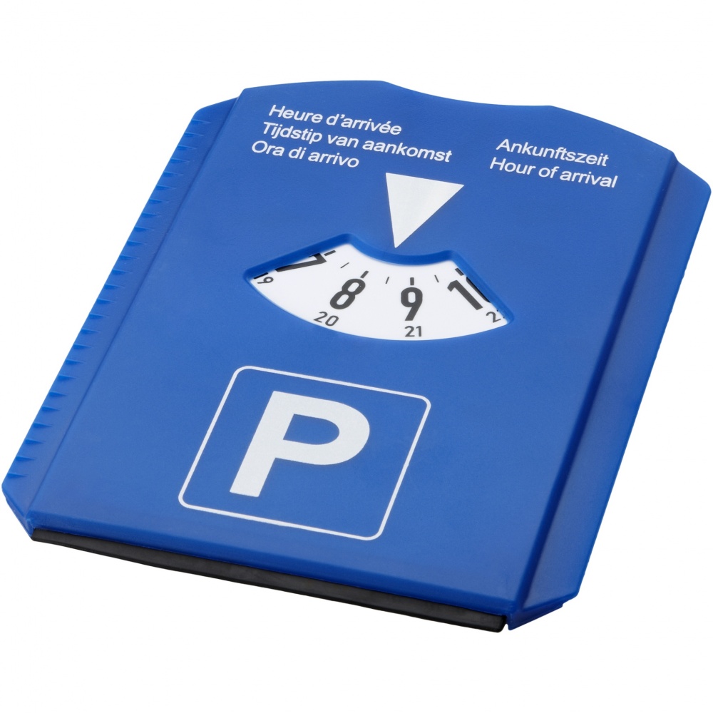 Logo trade promotional merchandise image of: Spot 5-in-1 parking disc