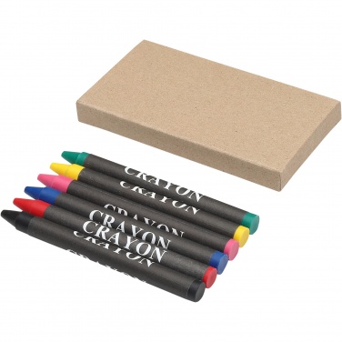 Logotrade corporate gift image of: Ayo 6-piece coloured crayon set