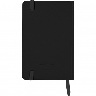 Logo trade promotional giveaways picture of: Classic A6 hard cover pocket notebook