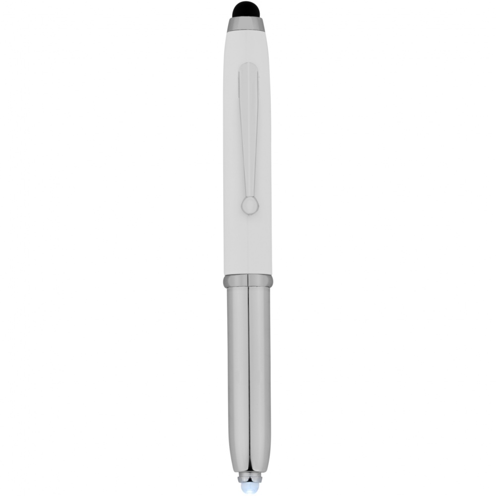 Logo trade promotional items picture of: Xenon stylus ballpoint pen with LED light