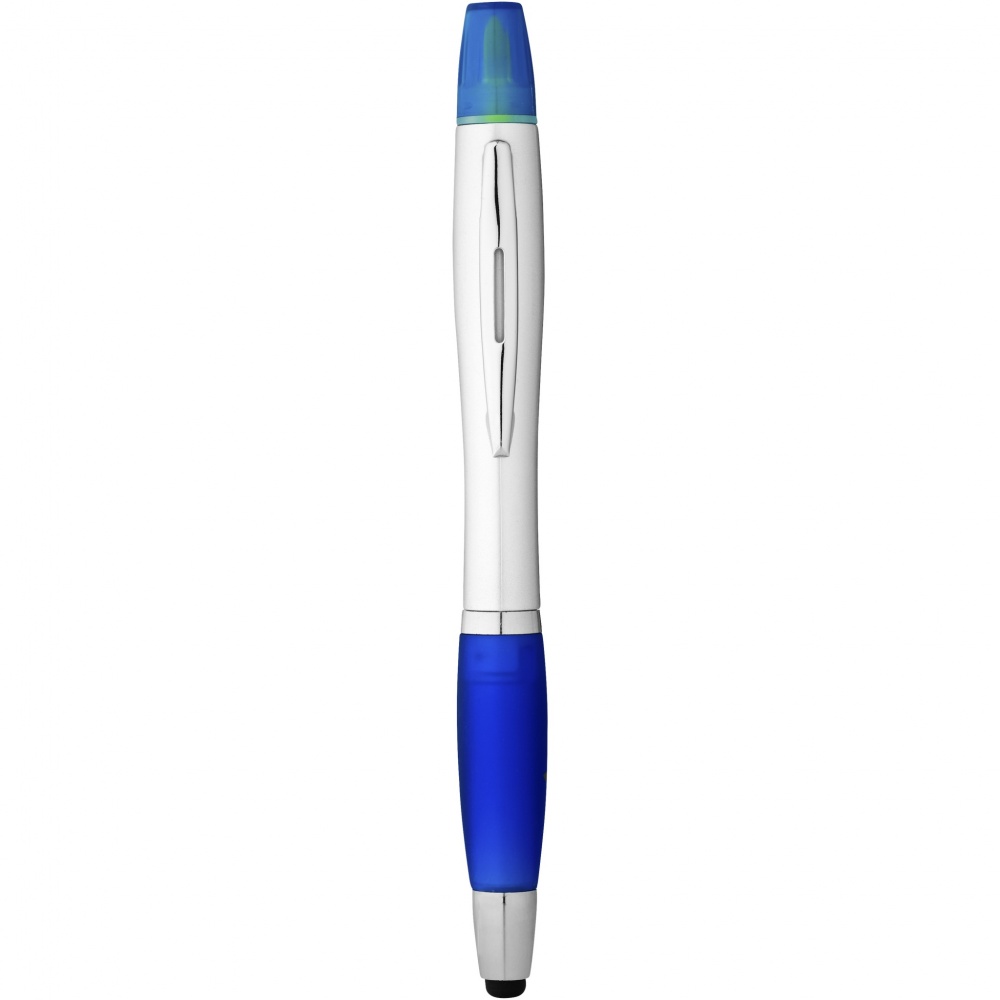 Logo trade promotional gift photo of: Nash stylus ballpoint pen and highlighter