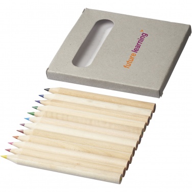 Logotrade advertising product image of: Tallin 12-piece coloured pencil set
