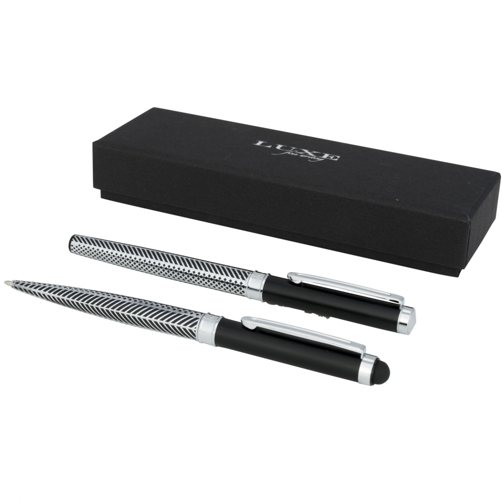 Logo trade corporate gifts picture of: Empire duo pen gift set