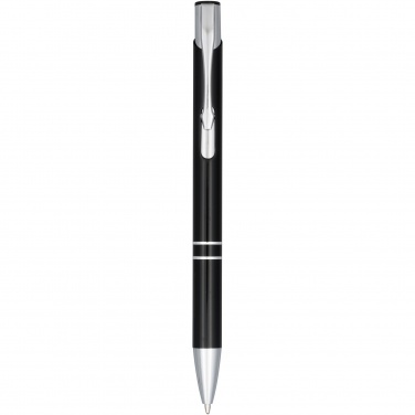 Logotrade promotional item picture of: Moneta anodized aluminium click ballpoint pen