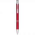 Moneta anodized aluminium click ballpoint pen, Red