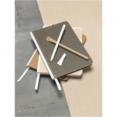 Logo trade promotional giveaways image of: Asilah recycled paper ballpoint pen