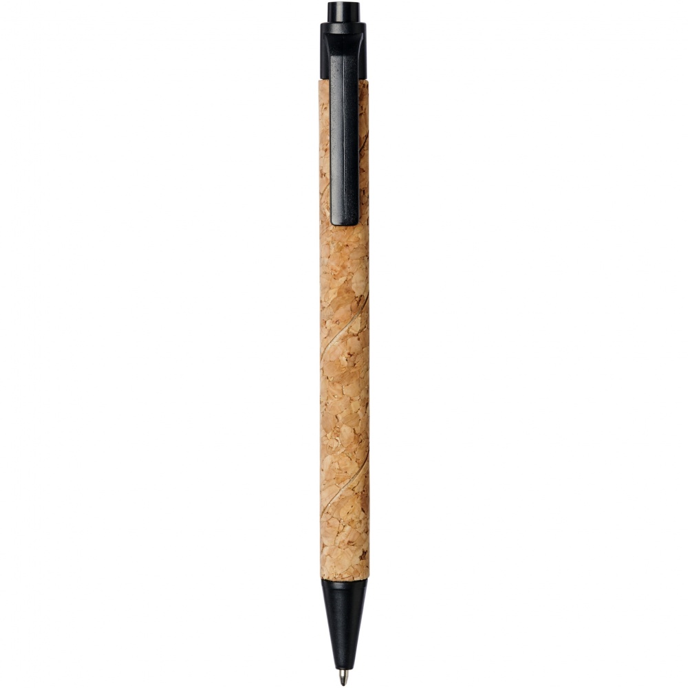 Logo trade promotional gift photo of: Midar cork and wheat straw ballpoint pen
