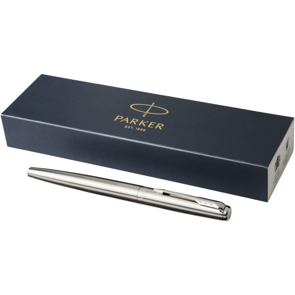 Logo trade business gifts image of: Parker Jotter stainless steel fountain pen