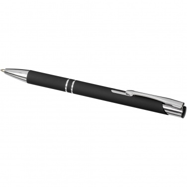Logo trade promotional gifts picture of: Moneta soft touch ballpoint pen