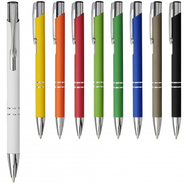 Logotrade corporate gift picture of: Moneta soft touch ballpoint pen