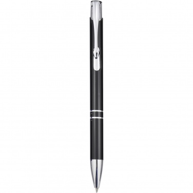 Logotrade promotional items photo of: Moneta aluminium click ballpoint pen (black ink)