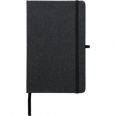 Logo trade promotional giveaways picture of: Atlana leather pieces notebook