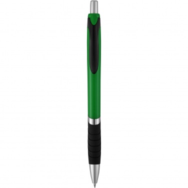 Logo trade business gift photo of: Turbo ballpoint pen with rubber grip