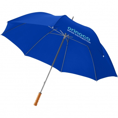 Logo trade promotional giveaways picture of: Karl 30" golf umbrella with wooden handle