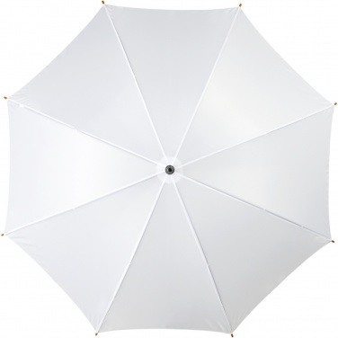 Logo trade promotional gift photo of: Kyle 23" auto open umbrella wooden shaft and handle