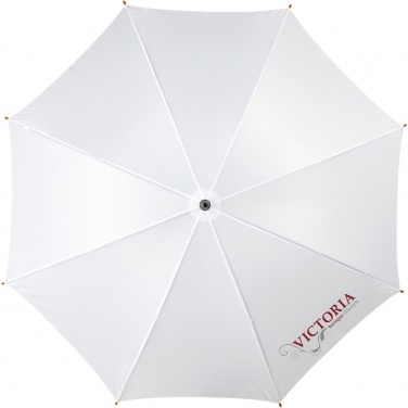Logo trade promotional items image of: Kyle 23" auto open umbrella wooden shaft and handle