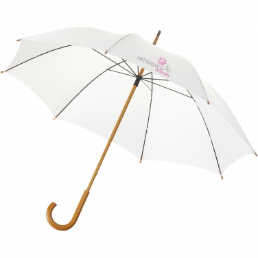 Logo trade corporate gifts image of: Jova 23" umbrella with wooden shaft and handle