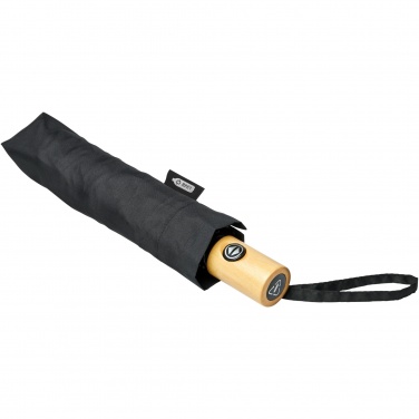 Logo trade promotional gifts picture of: Bo 21" foldable auto open/close recycled PET umbrella