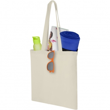 Logo trade advertising product photo of: Carolina 100 g/m² cotton tote bag 7L