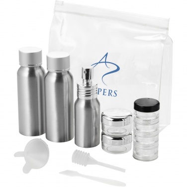 Logo trade promotional merchandise image of: Frankfurt airline approved travel bottle set