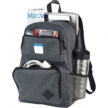 Logo trade promotional merchandise photo of: Graphite Deluxe 15" laptop backpack 20L