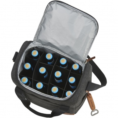 Logo trade promotional products image of: Campster 12-bottle cooler bag 13L
