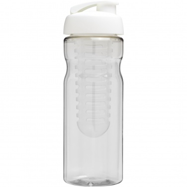 Logo trade promotional products image of: H2O Active® Base 650 ml flip lid sport bottle & infuser