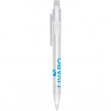 Logo trade promotional gift photo of: Calypso frosted ballpoint pen