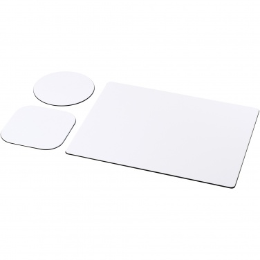 Logo trade promotional products picture of: Brite-Mat® mouse mat and coaster set combo 1