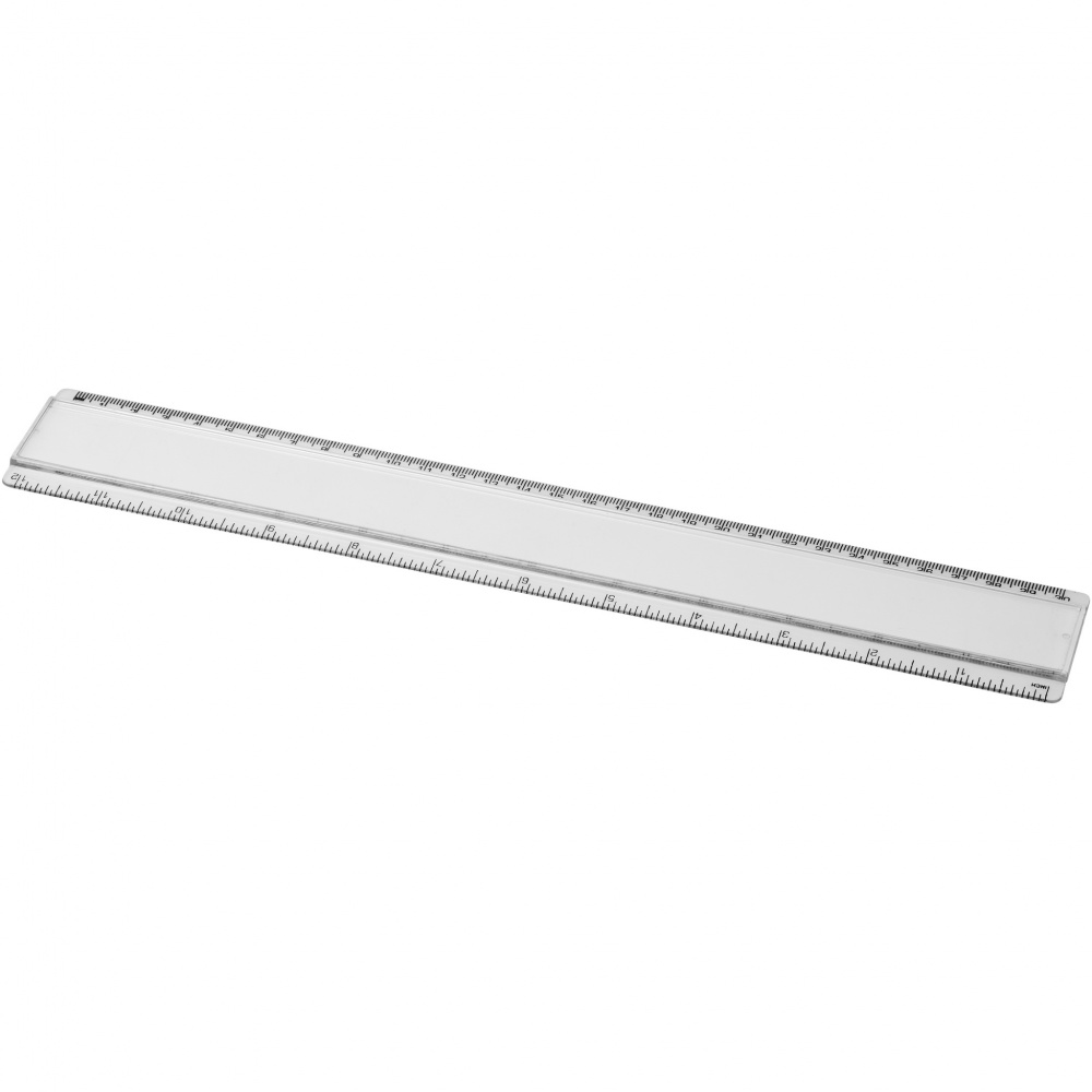 Logotrade promotional giveaway image of: Ellison 30 cm plastic insert ruler