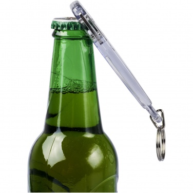 Logo trade promotional merchandise image of: Jibe R1 bottle opener keychain