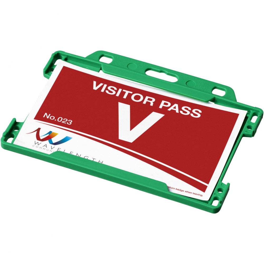 Logo trade corporate gifts picture of: Vega plastic card holder