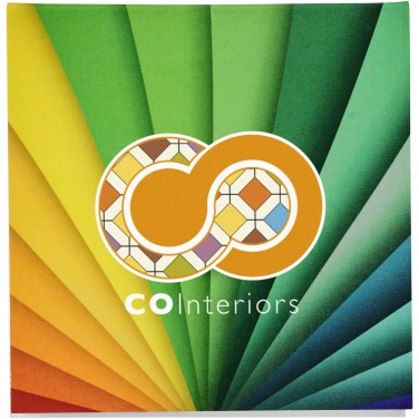 Logotrade promotional merchandise picture of: Sticky-Mate® soft cover squared sticky notes 75x75mm