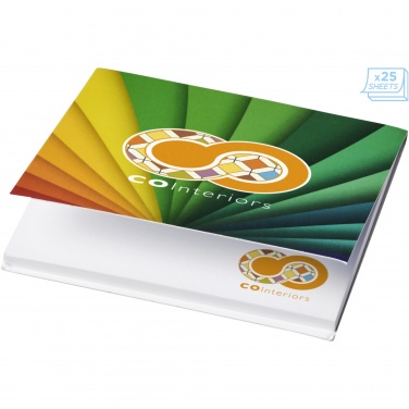 Logo trade promotional products picture of: Sticky-Mate® soft cover squared sticky notes 75x75mm