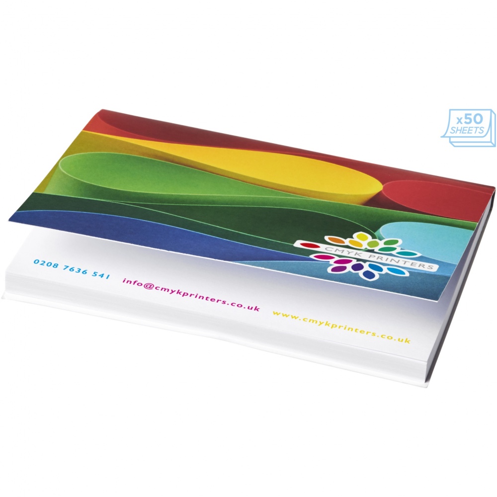 Logotrade promotional giveaways photo of: Sticky-Mate® A7 soft cover sticky notes 100x75mm