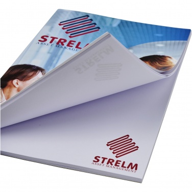 Logo trade promotional merchandise image of: Desk-Mate® A5 notepad wrap over cover