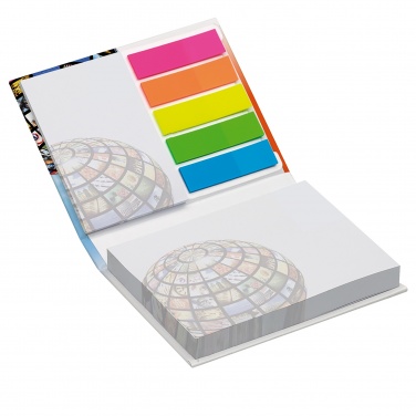 Logotrade promotional merchandise picture of: Combi notes page marker set hard cover