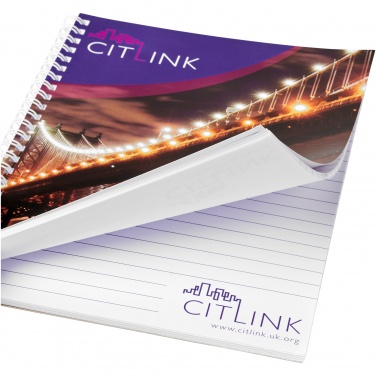Logo trade corporate gifts image of: Desk-Mate® spiral A4 notebook