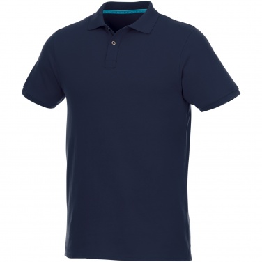 Logotrade corporate gift image of: Beryl short sleeve men's organic recycled polo