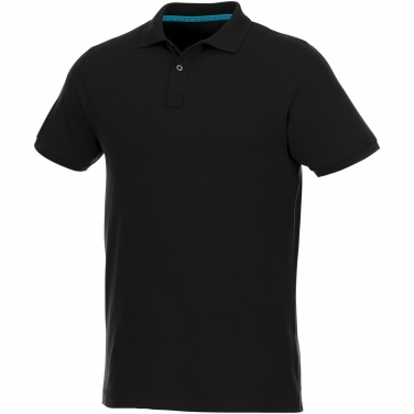 Logotrade promotional product picture of: Beryl short sleeve men's organic recycled polo