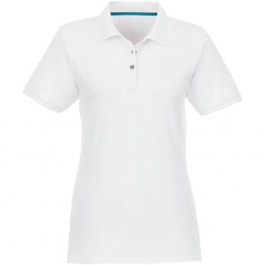 Logotrade promotional item image of: Beryl short sleeve women's organic recycled polo