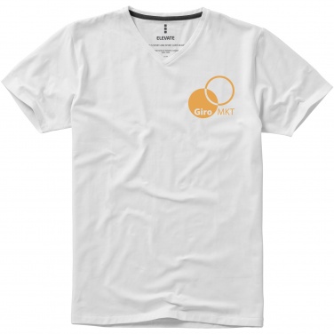 Logotrade corporate gifts photo of: Kawartha short sleeve men's organic V-neck t-shirt