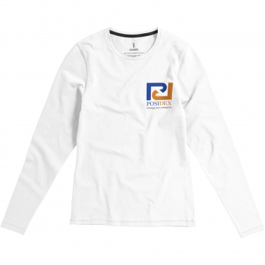 Logotrade promotional giveaway picture of: Ponoka long sleeve women's organic t-shirt