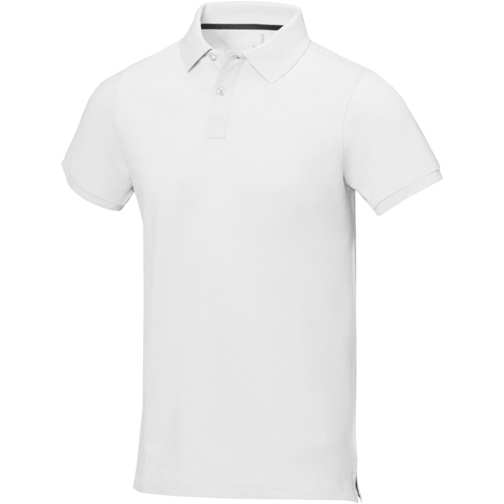 Logo trade promotional giveaways picture of: Calgary short sleeve men's polo