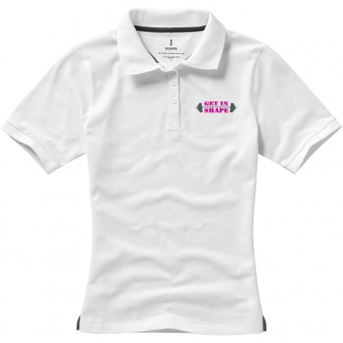 Logo trade promotional merchandise photo of: Calgary short sleeve women's polo
