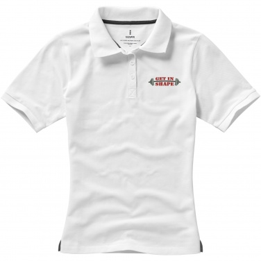 Logo trade corporate gifts picture of: Calgary short sleeve women's polo